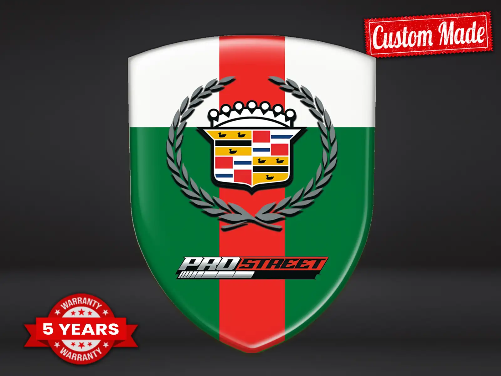 Cadillac Décalco Silicone Tuning Sport Logo Style Course